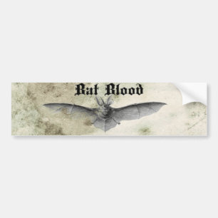 Bat Blood Halloween Car Autoaufkleber