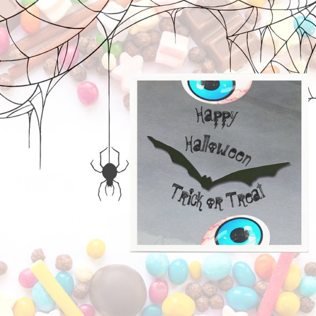 Bat Blood Shot Eyeballs Smokey Road Serviette (Von Creator hochgeladen)