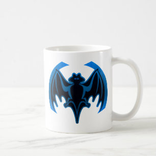 Bat Blue The MUSEUM Zazzle Geschenke Kaffeetasse