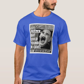 Bat Boy Vintage Retro Supermarkt-Tabloid Titelseit T-Shirt