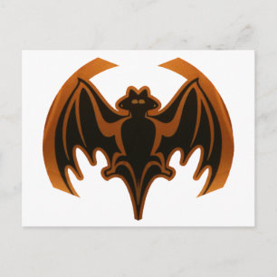 Bat Brown The MUSEUM Zazzle Geschenke Postkarte