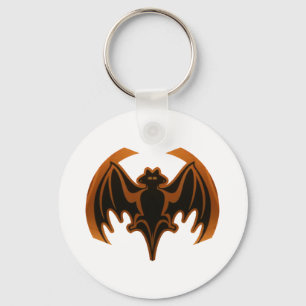 Bat Brown The MUSEUM Zazzle Geschenke Schlüsselanhänger