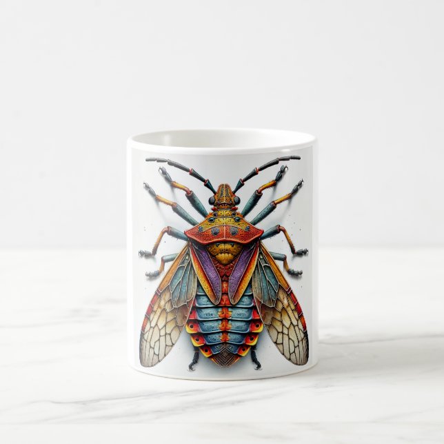 Bat Bug Insect 300824IREF203 - Watercolor Kaffeetasse (Mittel)