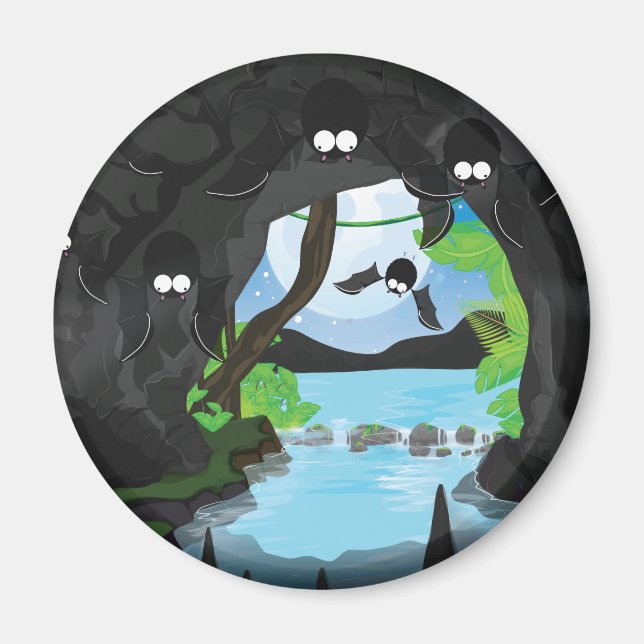 Bat Cave Magnet (Vorne)