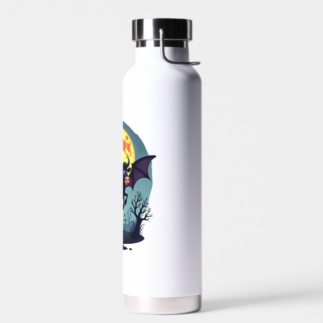 Bat Cow at Midnight Trinkflasche (Links)