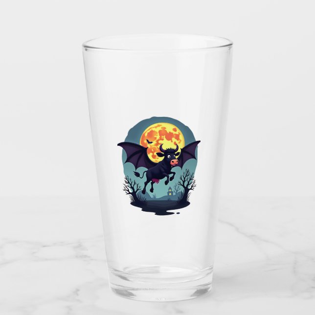 Bat Cow um Mitternacht Glas (Vorderseite)