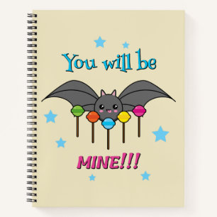 Bat Craving Lollipops - You Will Be Mine Notizbuch