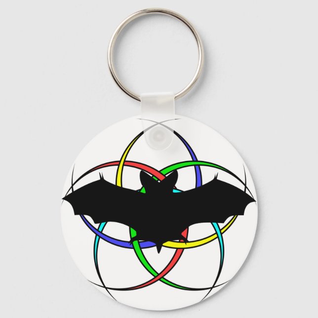 BAT Crescent Design Schlüsselanhänger (Vorderseite)