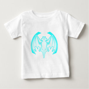 Bat Cyan Inv the MUSEUM Zazzle Geschenke Baby T-shirt
