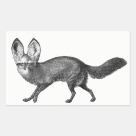 Bat Eared Fox Stickers