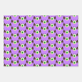Bat Eyeball Geschenkpapier Set