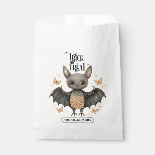Bat Favor Bag Geschenktütchen (Vorderseite)