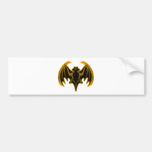 Bat Gold Das MUSEUM Zazzle Geschenke Autoaufkleber