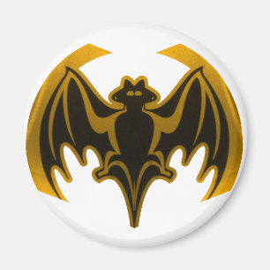 Bat Gold Das MUSEUM Zazzle Geschenke Magnet