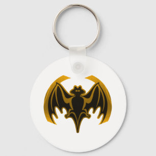 Bat Gold Das MUSEUM Zazzle Geschenke Schlüsselanhänger