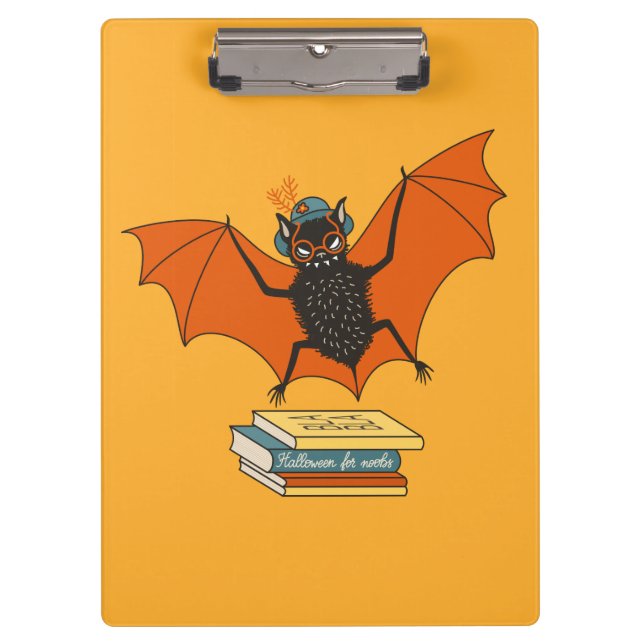 Bat Granny Book Lover Klemmbrett (Vorderseite)