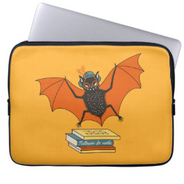 Bat Granny Book Lover Laptopschutzhülle