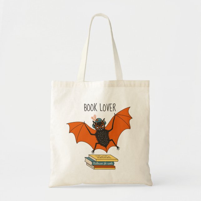 Bat Granny Book Lover Tragetasche (Vorne)