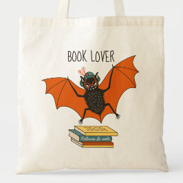 Bat Granny Book Lover Tragetasche