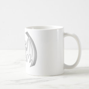 Bat Gray Inv MUSEUM Zazzle Geschenke Kaffeetasse