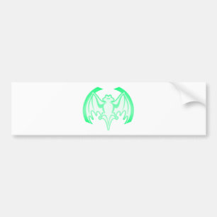 Bat Green Inv MUSEUM Zazzle Geschenke Autoaufkleber