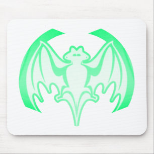 Bat Green Inv MUSEUM Zazzle Geschenke Mousepad