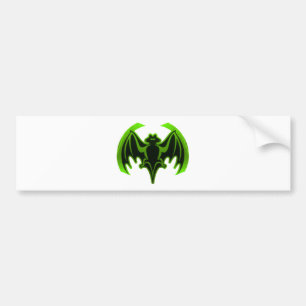 Bat Green MUSEUM Zazzle Geschenke Autoaufkleber