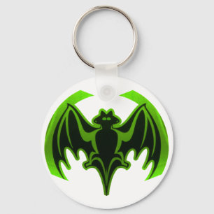 Bat Green MUSEUM Zazzle Geschenke Schlüsselanhänger