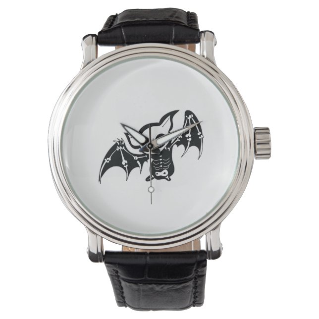Bat Halloween Armbanduhr (Vorderseite)