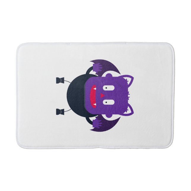 Bat halloween         badematte (Vorderseite)