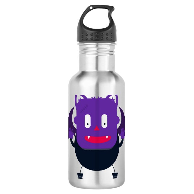 BAT-halloween Edelstahlflasche (Vorderseite)