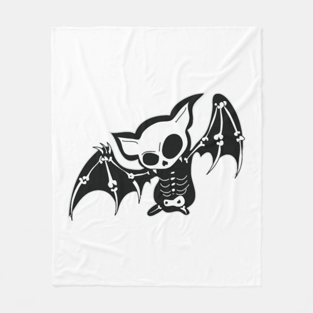 Bat Halloween Fleecedecke (Vorderseite)