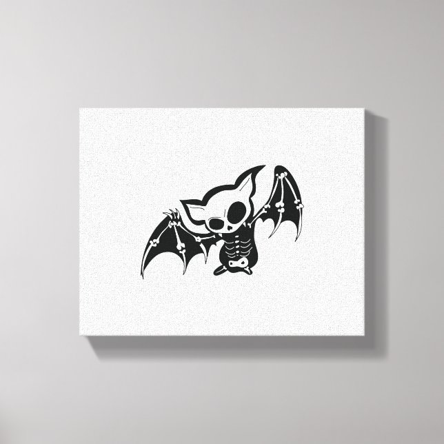 Bat Halloween Leinwanddruck (Vorderseite)