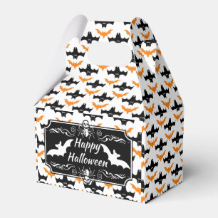 Bat Halloween Pattern Geschenkschachtel