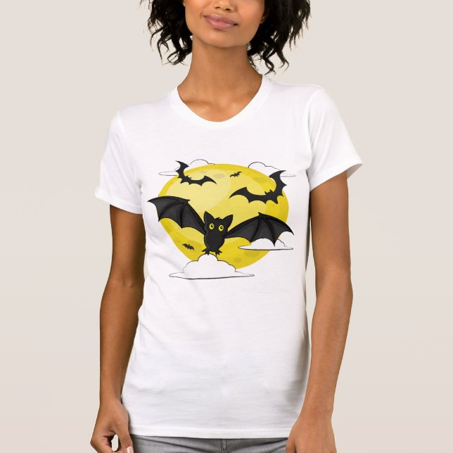 Bat Halloween T-Shirt (Vorderseite)