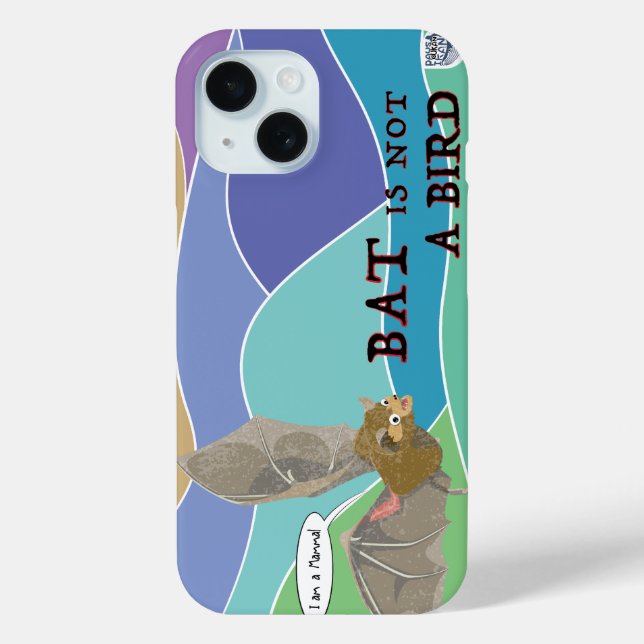 Bat ist kein Vogel Case-Mate iPhone Hülle (Rückseite)
