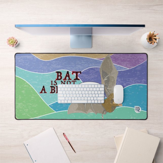 Bat ist kein Vogel Schreibtischunterlage (Büro 1)