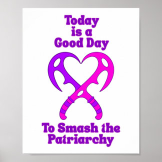 Bat’leth Heart - Smash the Patriarchy Poster