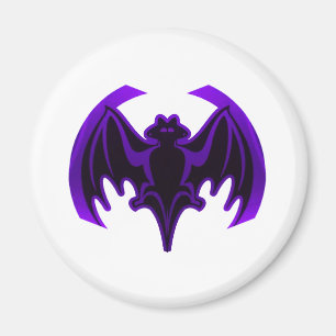 Bat Lila das MUSEUM Zazzle Geschenke Magnet