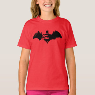 Bat-Logo für Batman- und Gotham-Silhouette T-Shirt
