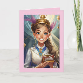 Bat Mitzvah Card 5" x 7" Klappkarte Karte