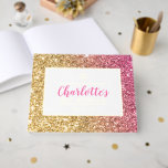 BAT MITZVAH glam chic cool luxuriös pink gold Glit Gästebuch<br><div class="desc">von kat massage >>> WWW.SIMPLYSWEETPAPERIE.COM <<<</div>