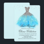 Bat Mitzvah Glitzer Kleid Diamant Einladung<br><div class="desc">Bat Mitzvah Glitzer Kleid Diamant Einladung</div>