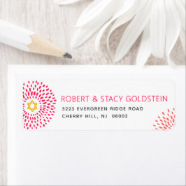 Bat Mitzvah Hot Pink Sternexplosion Typ Groovy Ans