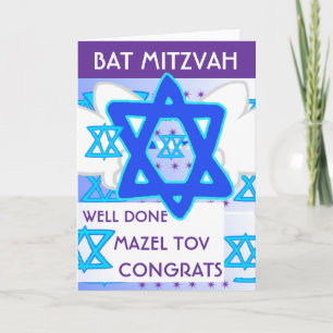 BAT MITZVAH Karte