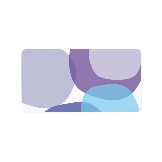 Bat mitzvah moderne Peacock Bar Étiquette vierge (Devant)