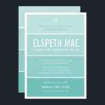 BAT MITZVAH Moderner Ober-Farbverlauf Jade Minze g Einladung<br><div class="desc">durch kat massard >>> kat@simplysweetPAPERIE.com << << CONTACT ME für den benutzerdefinierten Wortlaut oder um irgendwelche Zeilen in hebräischer Liebe das Design hinzuzufügen, aber möchte einige Änderungen sehen - ein anderes Farbschema, Produkt, ein Foto hinzufügen oder angepasst für einen anderen Anlass - keine Sorgen einfach kontaktieren Sie mich - ich...</div>