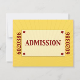 Bat Mitzvah Movie Star UAWG Repcard Gelb Blau RSVP Karte