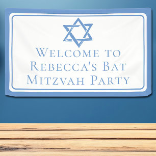 Bat Mitzvah Party Light Blue Star von David Banner