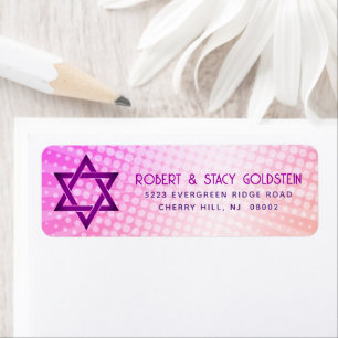 Bat Mitzvah Rosa Orange Farbverlauf Retro Spaß Adr